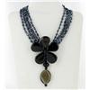 750ct Agate & Crystal Necklace (JEW-2495)