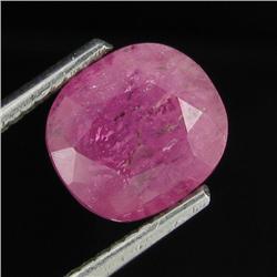 3.22ct Oval Cut Pink Ruby Mozambique (GEM-27818)