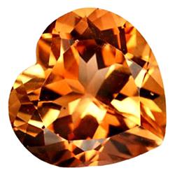 6.88ct Heart Orange Imperial Topaz Appr Est $17k (GEM-27709)
