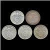 Image 2 : 1939A/B/F/G/J Nazi Germany 2 Mark Silver Hi Grade 5 Pcs (COI-8091)