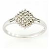 Image 1 : .36ct Genuine Natural 36 Diamond 9k Wht Gold Ring (JEW-9483X)