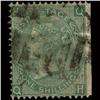 Image 1 : 1856 RARE GB 1s Green Used Stamp (STM-1545)