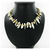 261ct Mother of Pearl Golden Baroque Pearl Necklace (JEW-2167)