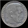 Image 1 : 1937D Nazi Germany 5 Mark Hi Grade (COI-8207)