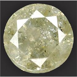 .24ct Round Cut Unheated White Diamond (GEM-7423)