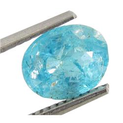 1.99ct Blue Green Natural Copper Bearing Apatite  (GEM-28827)
