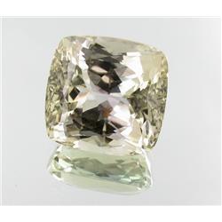 61.0ct Flawless Beautiful Yellowish Green Kunzite (GEM-27604)