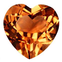 4.14ct Heart Orange Imperial Topaz Appr Est $10k (GEM-27764)