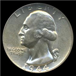 1944 Washington Silver Quarter Graded GEM (COI-6198)