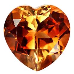 4.43ct Heart Orange Imperial Topaz Appr Est $11k (GEM-27737)