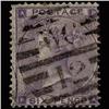 Image 1 : 1864 RARE GB 6p Lilac Used Stamp Harlines Variety (STM-1322)