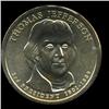 Image 1 : 2007P Jefferson Prez $1 PCGS BU 1st Day Pos A (COI-6386)