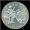 2000D Massachusetts 25c ICG Sample Looks MS65+ (COI-5420)