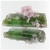 22ct Green Tourmaline Crystal w/Lepidolite  (GEM-28685)