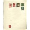 1950s Netherlands Hand Made Stamp Album Page 6pcs (STM-0250)