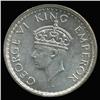 1942B India Silver 1/2 Rupee High Grade (COI-6655)