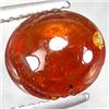 3.30ct Oval Cabochon Orange Spessartite Garnet  (GEM-28257)