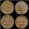 Image 1 : 1858 Flying Eagle Cent Set of 4 Better Circulated (COI-7440)