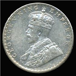 1912B India Silver Rupee High Grade (COI-6641)