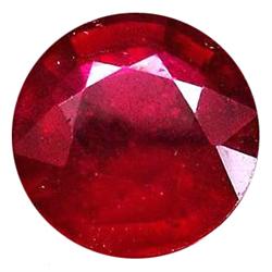 2.65ct Exquisite Round Top Blood Red Ruby Natural (GEM-17725)