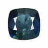 1.44ct Greenish Blue Sapphire Cuhsion Facet (GEM-19546)