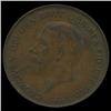 1931 British George V Penny XF (COI-7156)