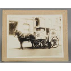 Photograph of Borden's Dairy Wagon