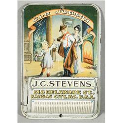 "Old Judson" Tin Match Holder