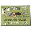 Image 1 : Rare Lighting Mouse Trap Tin Sign