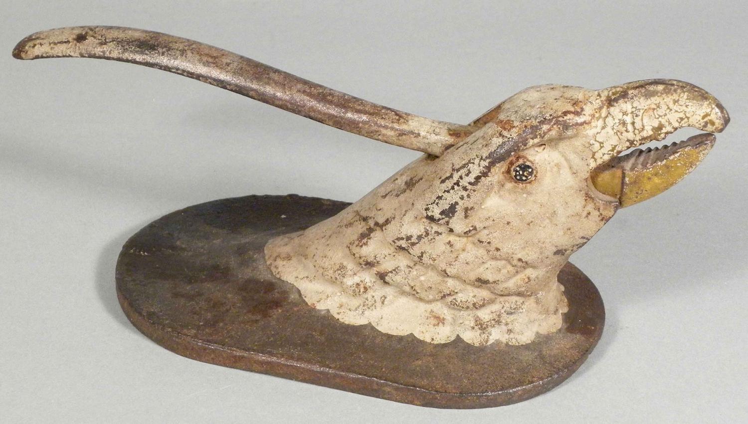 Rare Cast Iron Eagle Nut Cracker