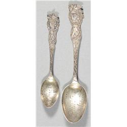Lot of Two Sterling Silver Souvenir Spoons
