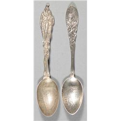 Lot of Two Sterling Silver Souvenir Spoons