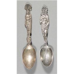 Lot of Two Sterling Silver Souvenir Spoons