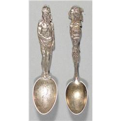 Lot of Two Sterling Silver Souvenir Spoons
