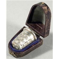 Chester Sterling Silver Thimble
