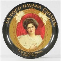 La Toco Havana Cigars Tin Tip Tray