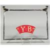 Image 1 : Y-B Cigars Reverse Glass Display Cigar Box Lid