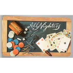 All Nighters Cigar Box Label