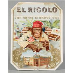 El Ricolo Cigar Box Label