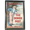 Image 1 : The Denver Post Self Framed Tin Sign