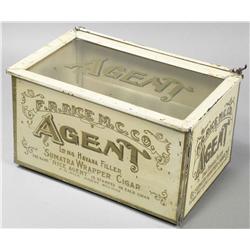 Agent Cigar Store Display Tin