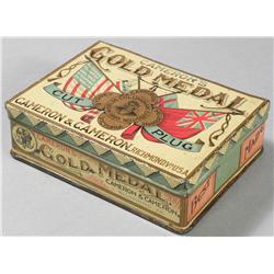 Gold Medal Cut Plug Tobacco Tin