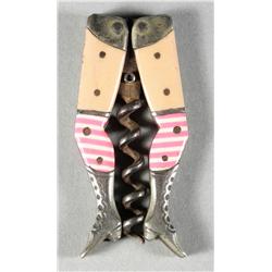 Celluloid Ladies Legs Cork Screw