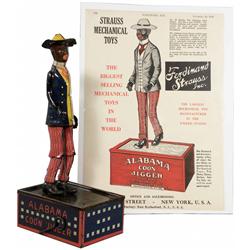 Alabama Coon Jigger Tin Toy