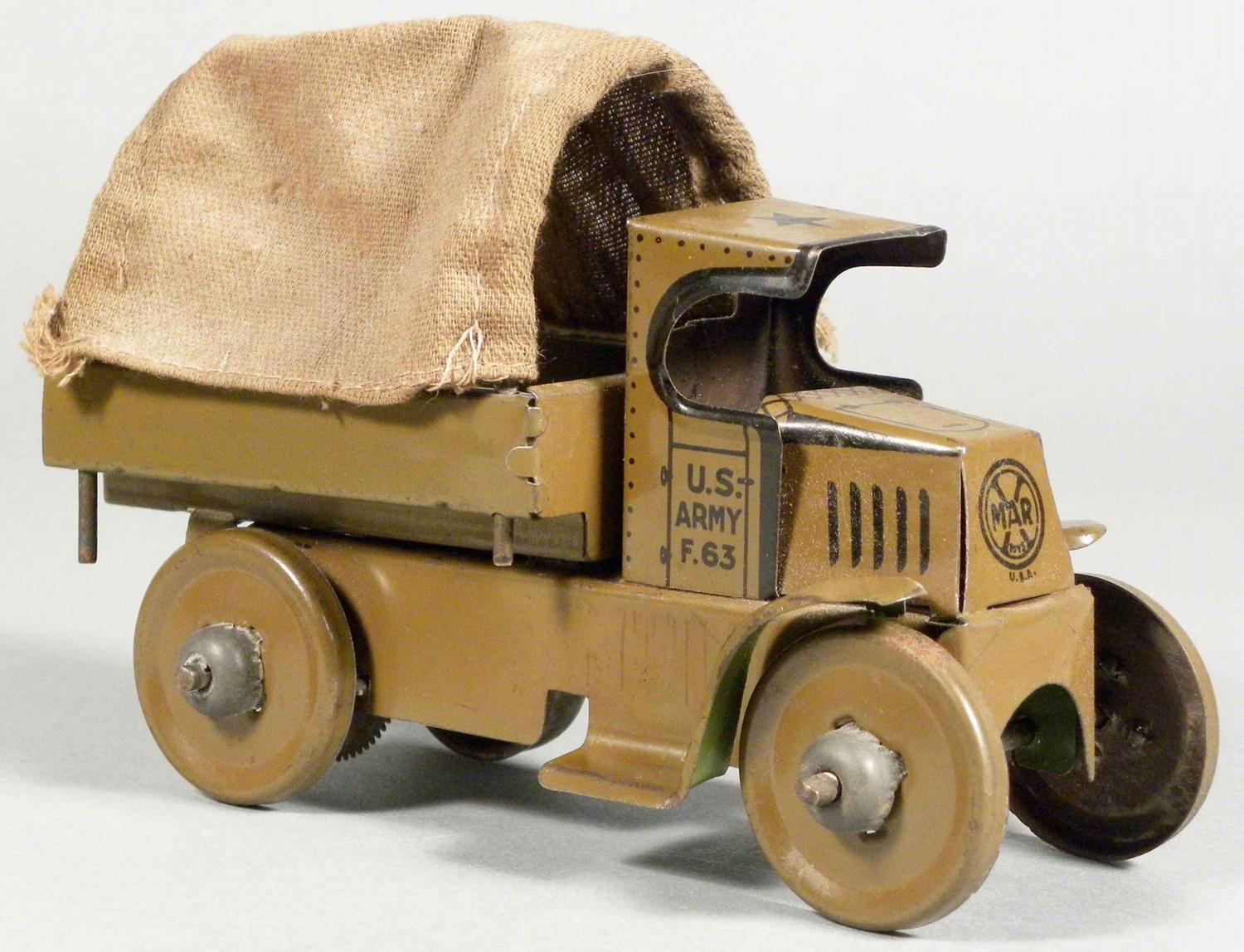 Tin Army Truck by Marx Toy Co.