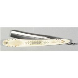 Ivory Handled Straight Razor
