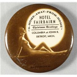 Celluloid Advertising Paper Weight & Mirror