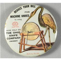 Celluloid Advertising Sharpening Stone