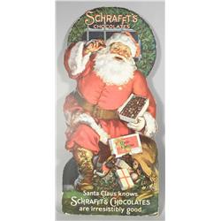 Schrafft's Chocolates Die Cut Sign