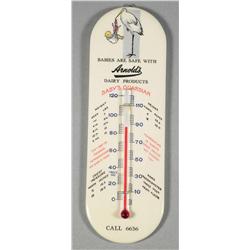 Arnold's DairyCelluloid Thermometer